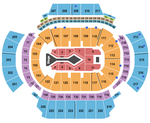 State Farm Arena Blake Shelton Seating Chart